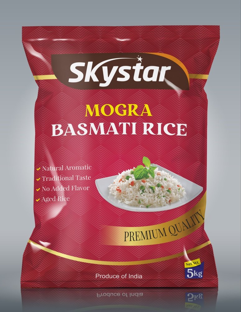Skystar Mogra Basmati Rice, Bag, 25 kg