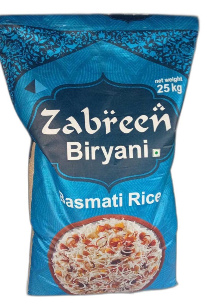 Zabreen Biryani Basmati Rice, Bag, 25 kg