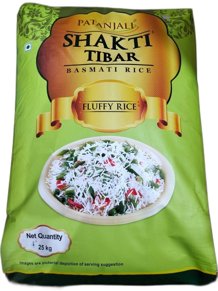 25kg Patanjali Shakti Tibar Fluffy Basmati Rice