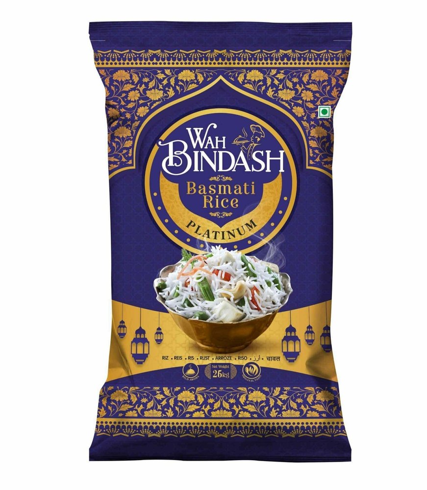 26kg Wah Bindaas Platinum Steam Basmati Rice