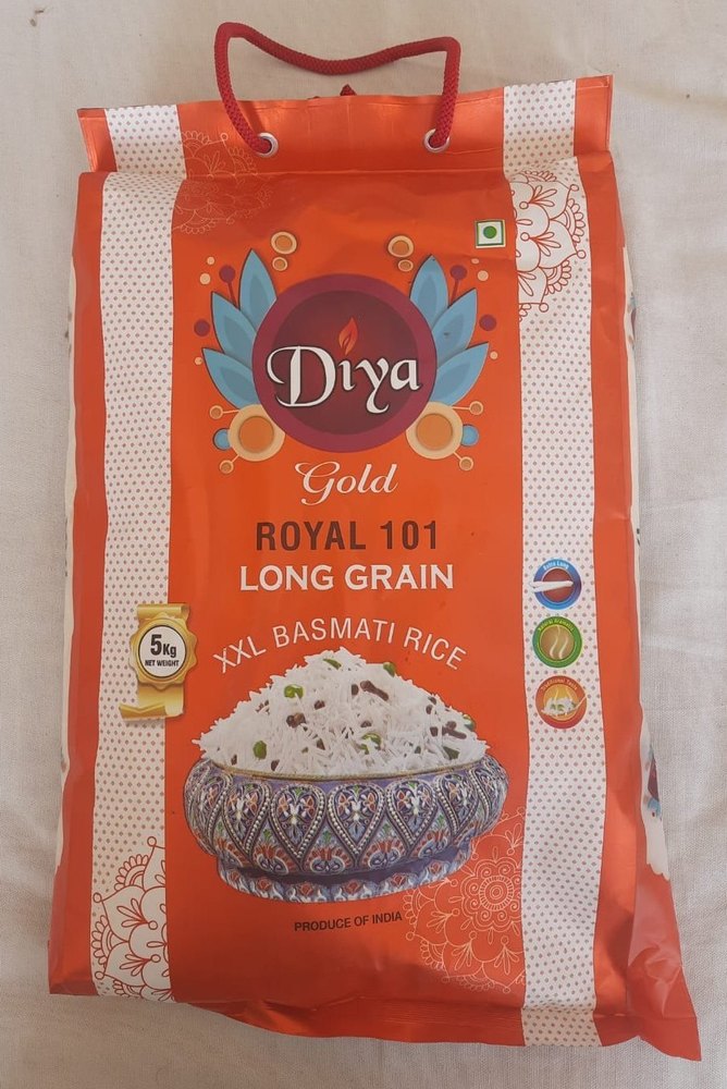 10 Kg Diya Gold Royal 101 Long Grain Basmati Rice, Plastic Sack Bag