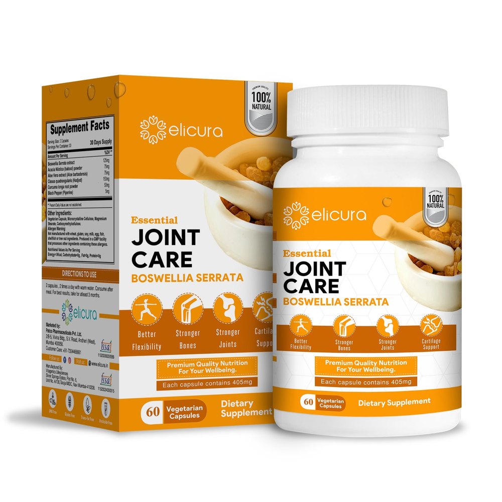 Joint Care Capsules - Elicura Joint Care (60 Veg Capsules)