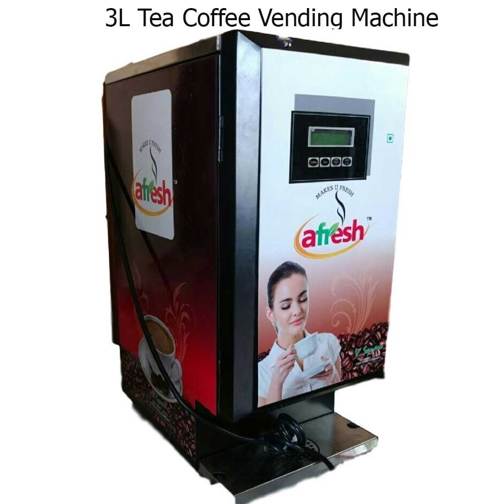 3 Option Tea Coffee Vending Machine, 5 Cups/Min
