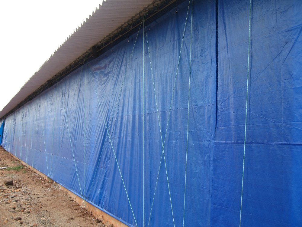 HDPE Poultry Curtain, Thickness: 120 Gsm