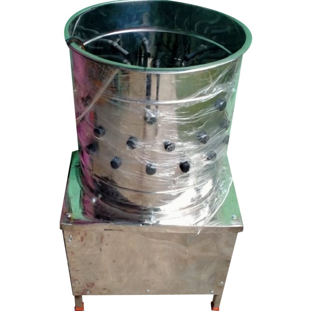 Chicken Feather Cleaning Machine, 3 birds