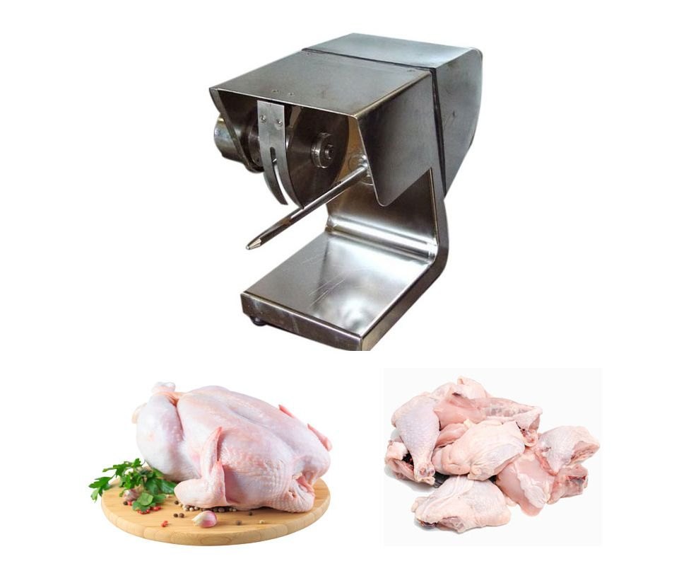 Semi-Automatic Stainless Steel Chicken Cutting Machine, 0.5HP