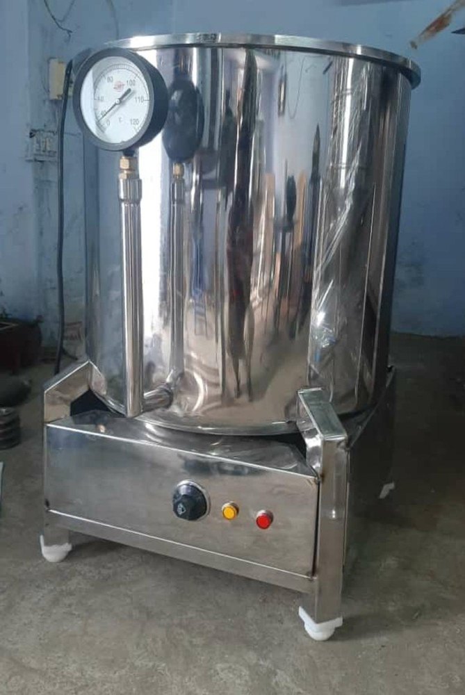 Stainless Steel Electric Scalding Tank, Capacity: 50 Ltrs