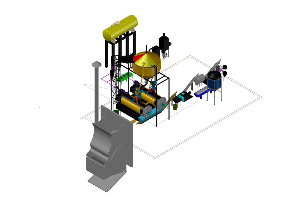 No-Smell Meat Waste Rendering Plants, 35KW