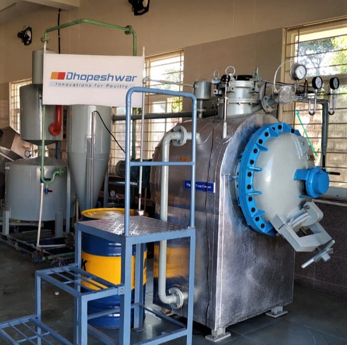 Semi-Automatic Poultry Waste Rendering Plant For Vet Univ & Institutions, For Industrial