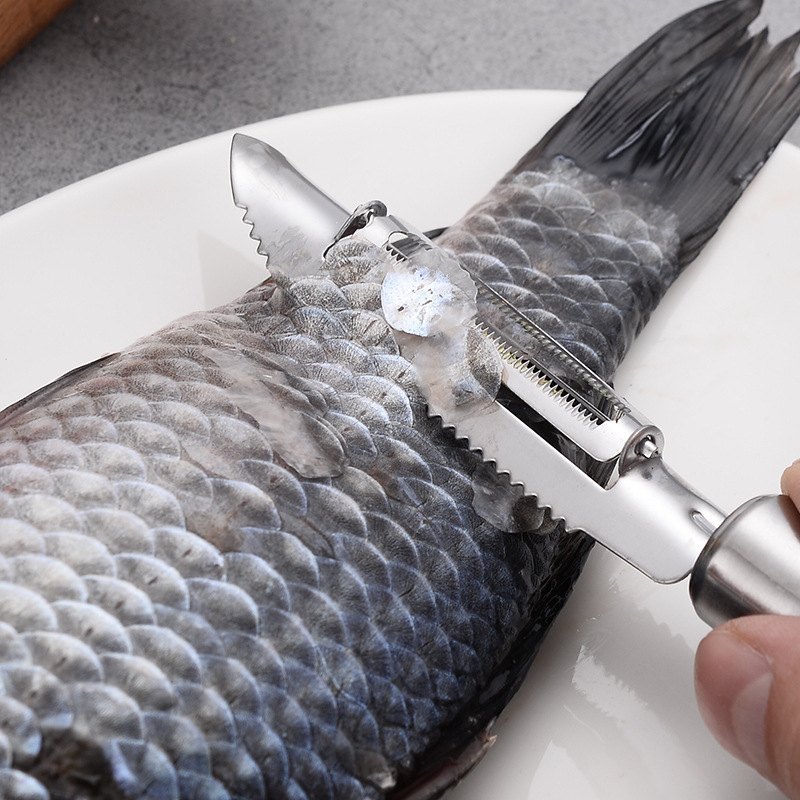 SS Fish Scale Scrapper Remover cum Peeler