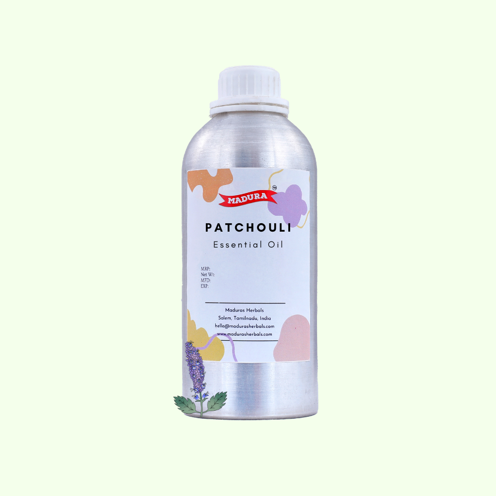 Organic Certified Patchouli Oil, 500ml Bottle