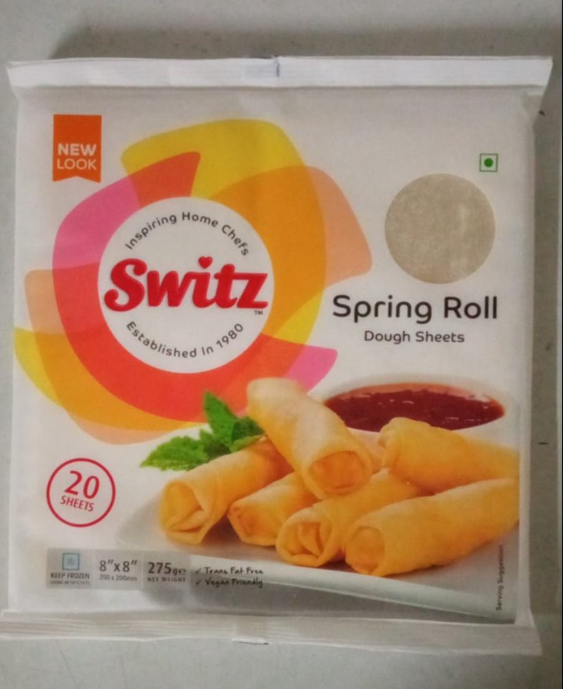Switz Frozen Spring Roll Sheets, Packaging Type: Packet