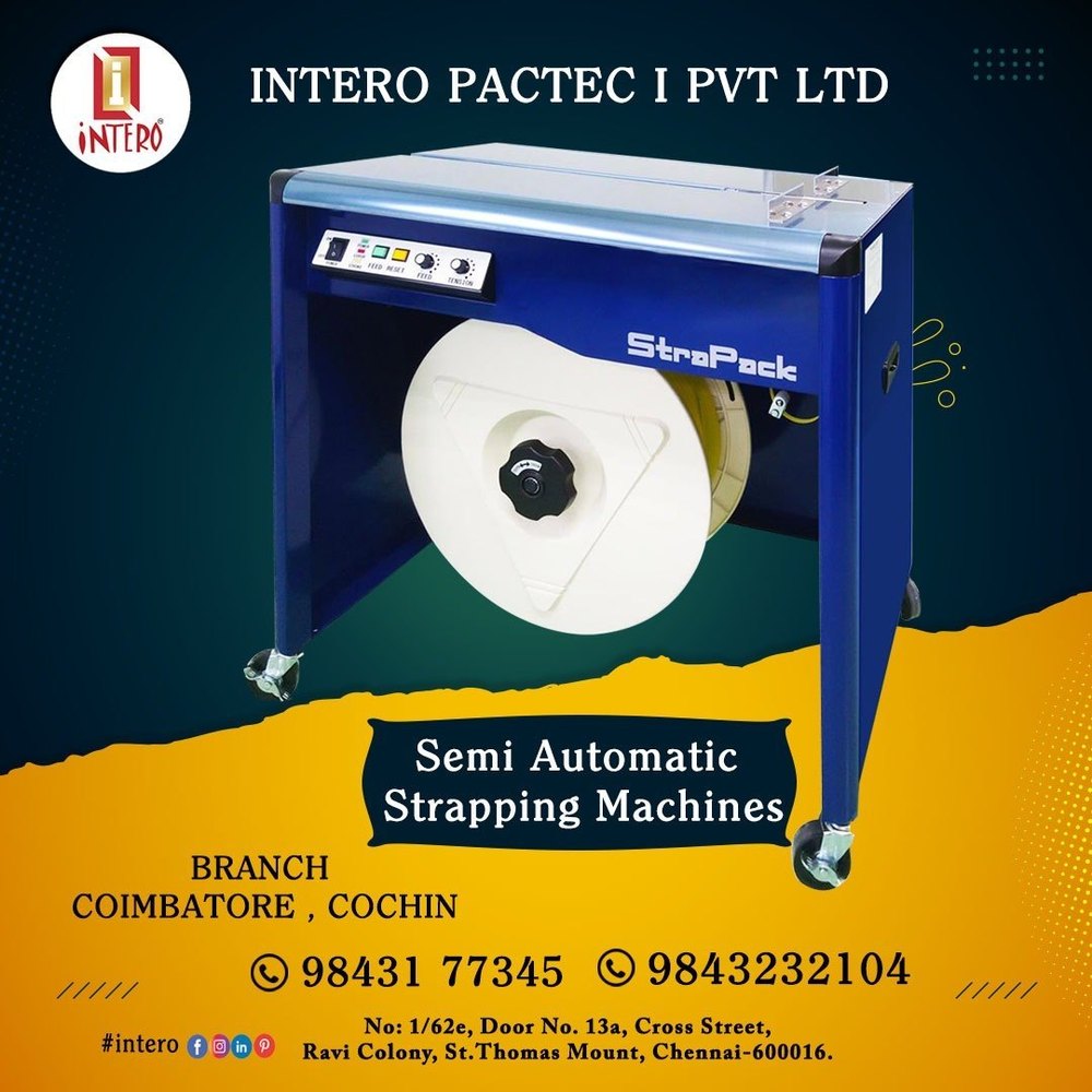 Strapping Machine - StraPack Model, For Industrial, 1.2s/pc