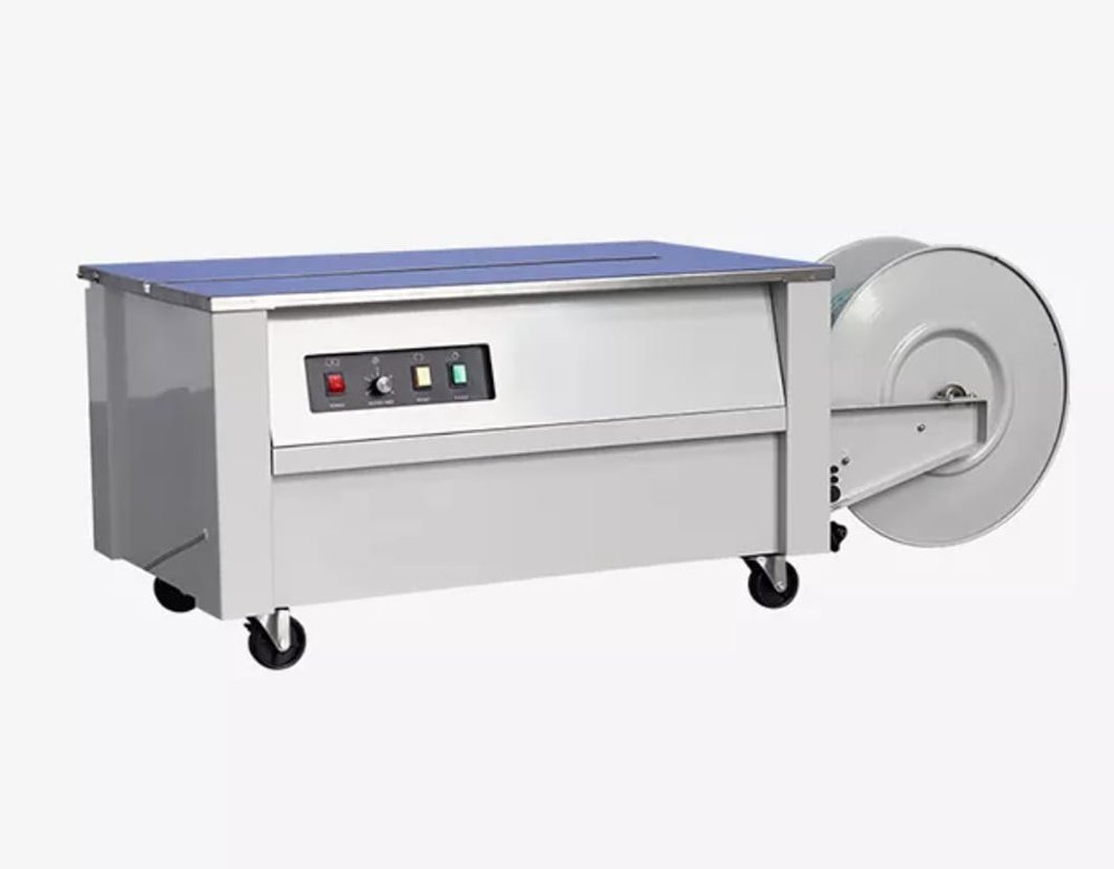 Stainless Steel Floor Height Table Strapping Machine, For Industrial, 1.5 Second