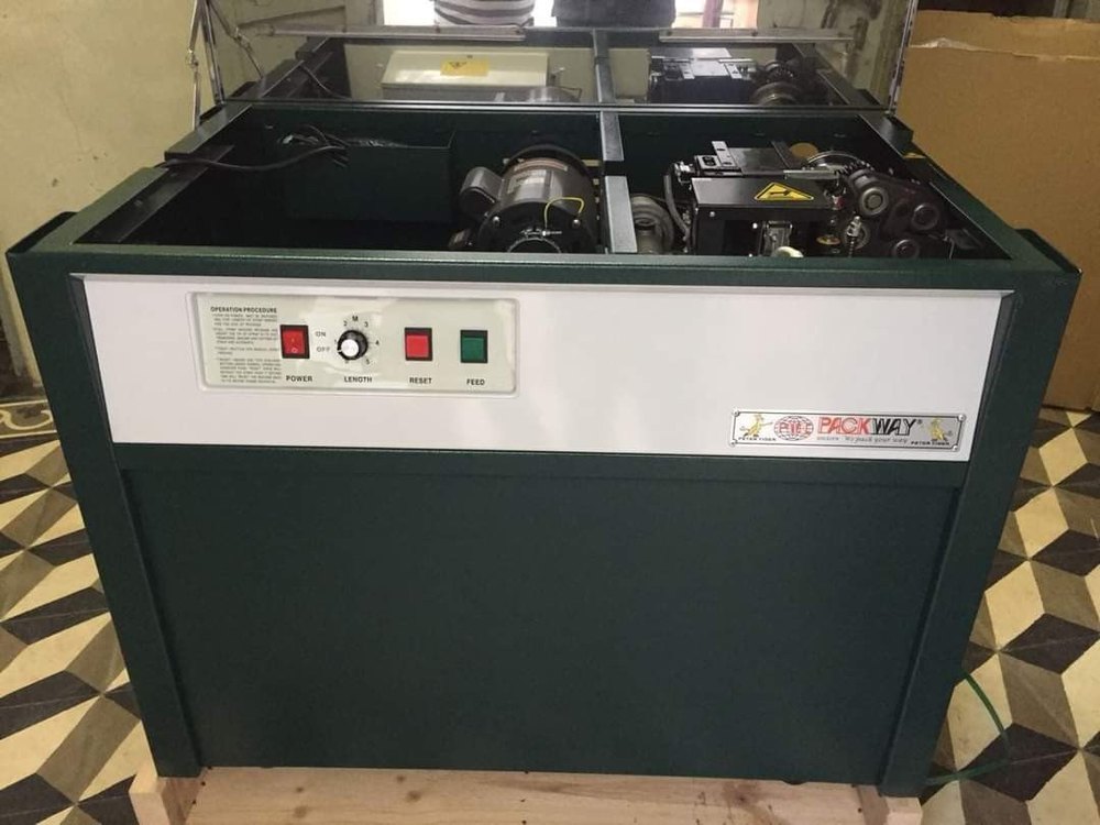 Single Phase Motor Semi Automatic Strapping Machine heavy duty