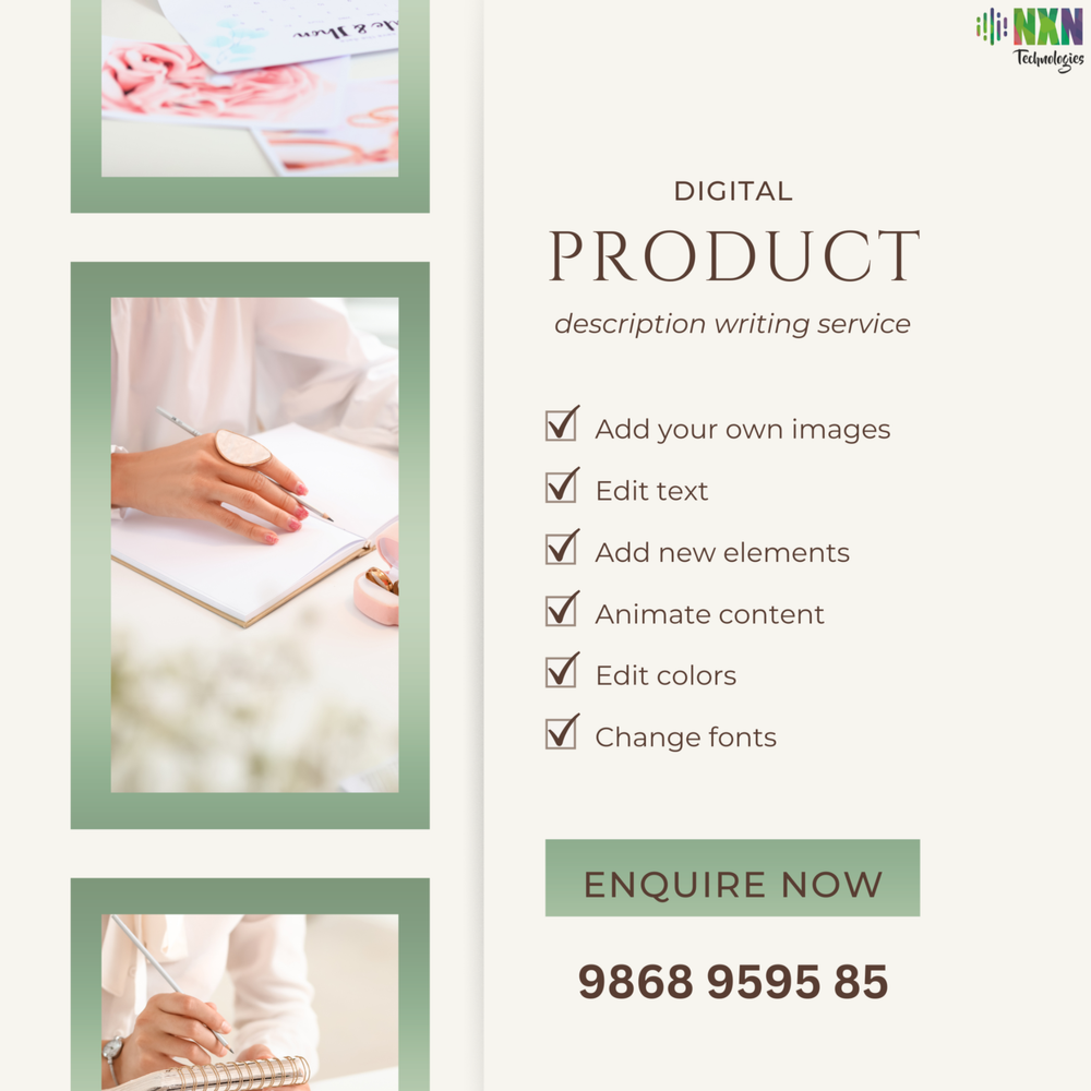 Product Description Writing Service