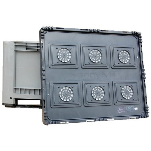 HDPE Rectangular Controlled Atmosphere Storage Box(Jenny MT Module), Capacity: 610L