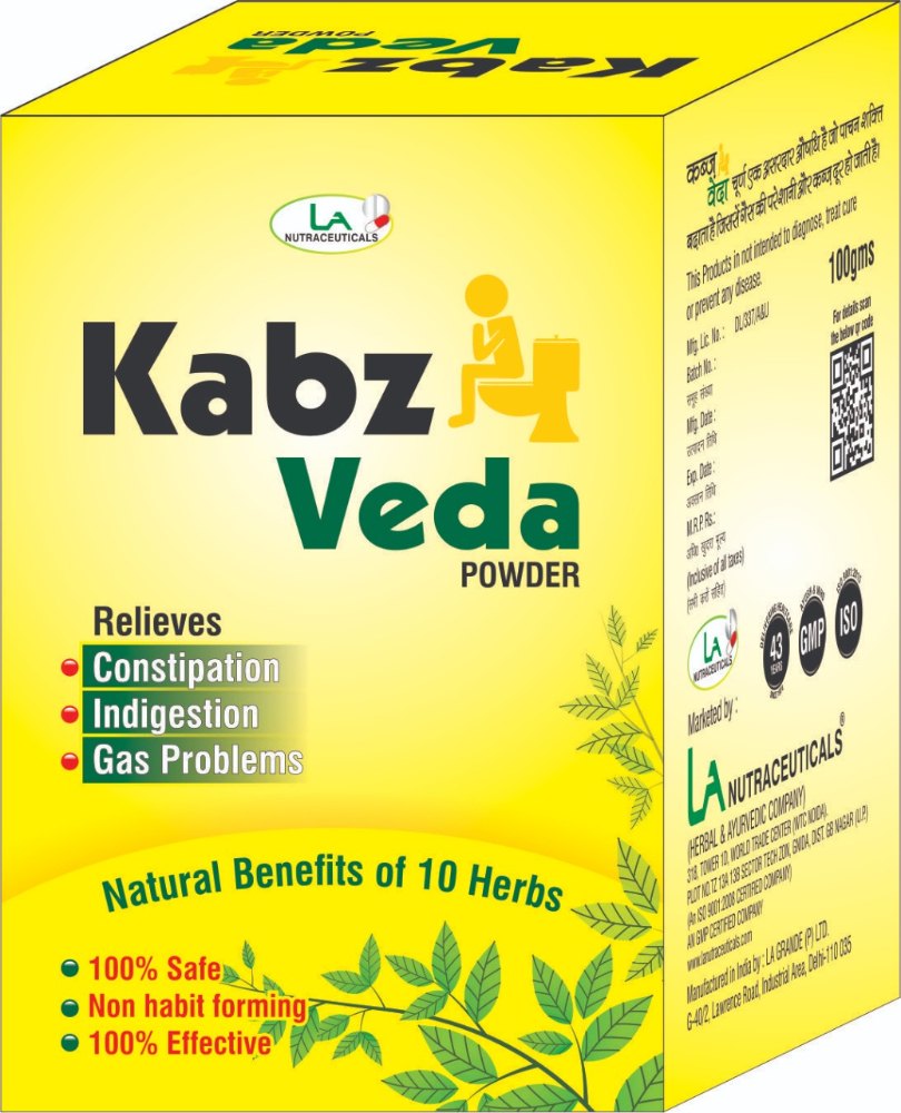 Powders Kabz Veda Powder, 100 Gm, Packaging Type: Box