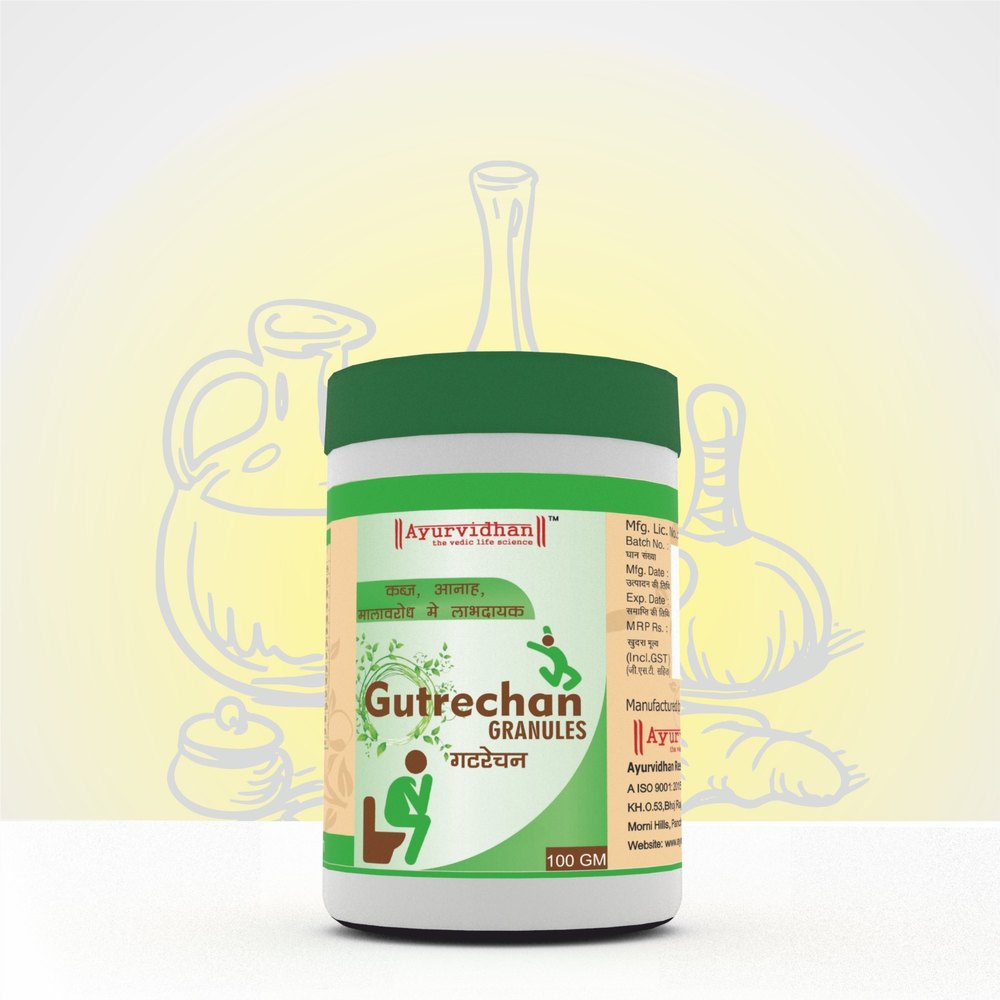 Gutrechan Laxative Granules For Constipation, 100 Gm, Non prescription
