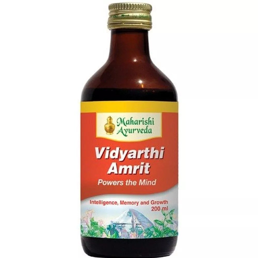 Vidyarthi Amrit Syrup (Maharishi Ayurveda), Prescription, Packaging Type: Glass Bottle