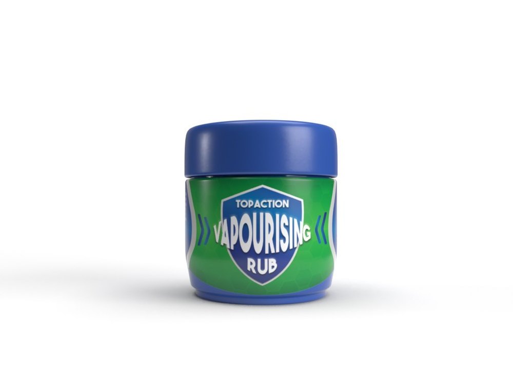 Top Action Vaporizing Rub For Personal, Packaging Type: Jar