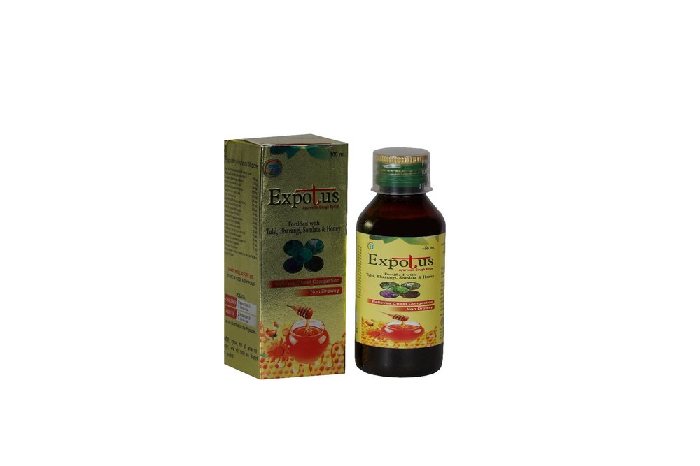 Expotus Ayurvedic Cough Syrup, 100 ml