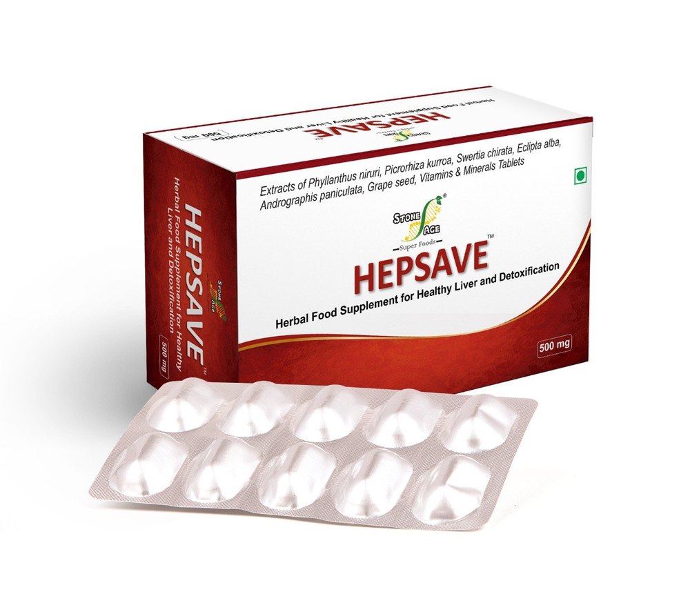 STONE AGE  HEPSAVE  Liver Care Tablets, Non prescription