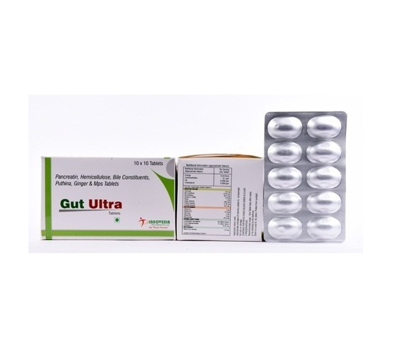 Pancreatin Digestive Enzyme and MPS Tablets, Packaging Type: Alu-Alu