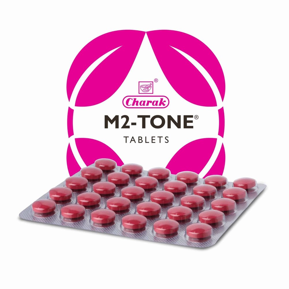 Charak M2-Toner Tablets, For Healthy Menstrual Cycle