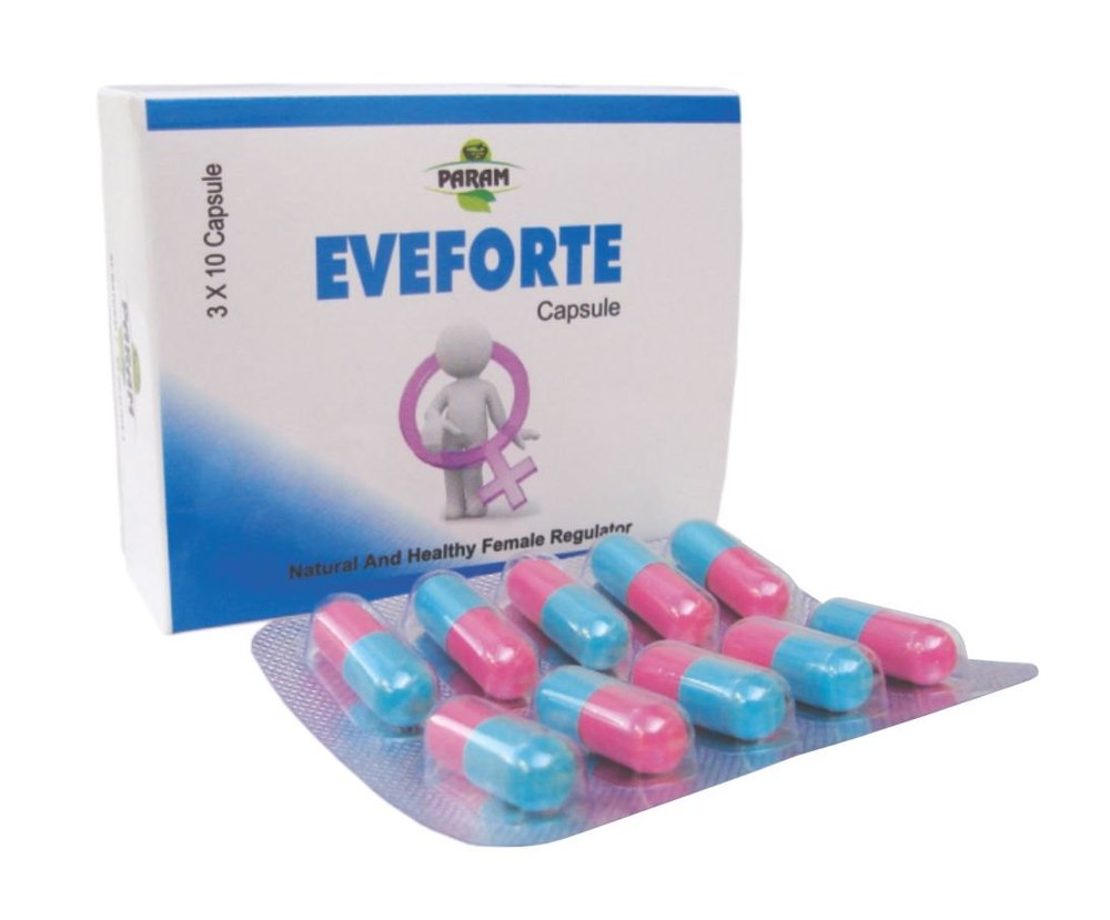 Eveforte Capsule, Packaging Size: 3x10 Capsules, Grade Standard: Medicine Grade