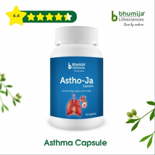 Bhumija Lifesciences Herbal Composition Asthma Care Capsule 60\'s, Non prescription