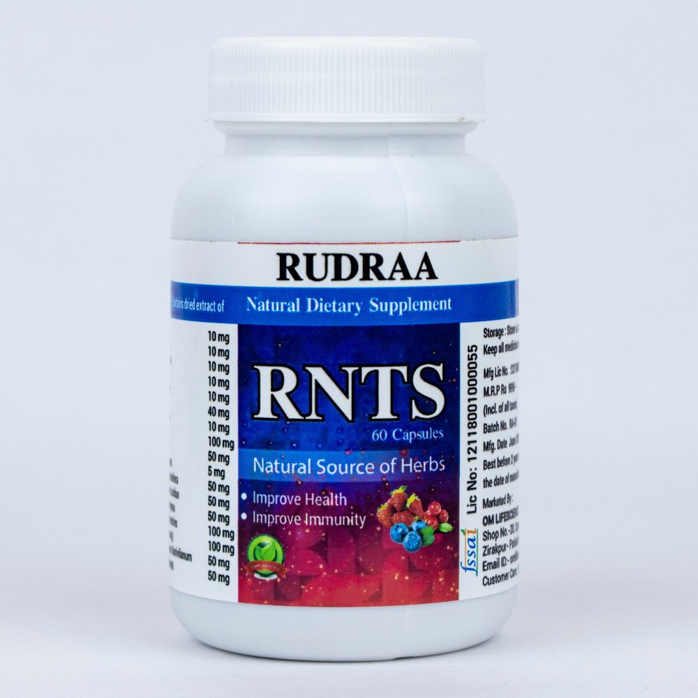 Rudraa RNTS 60 Capsules For High Blood Pressure And Asthma