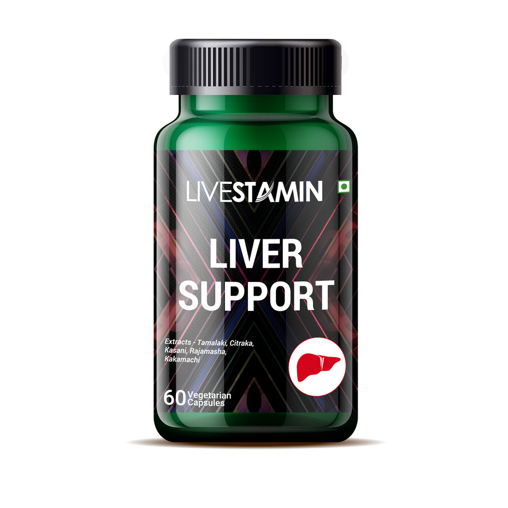 Livestamin Liver Support Caspules Herbal Extracts Supplement for Clinical