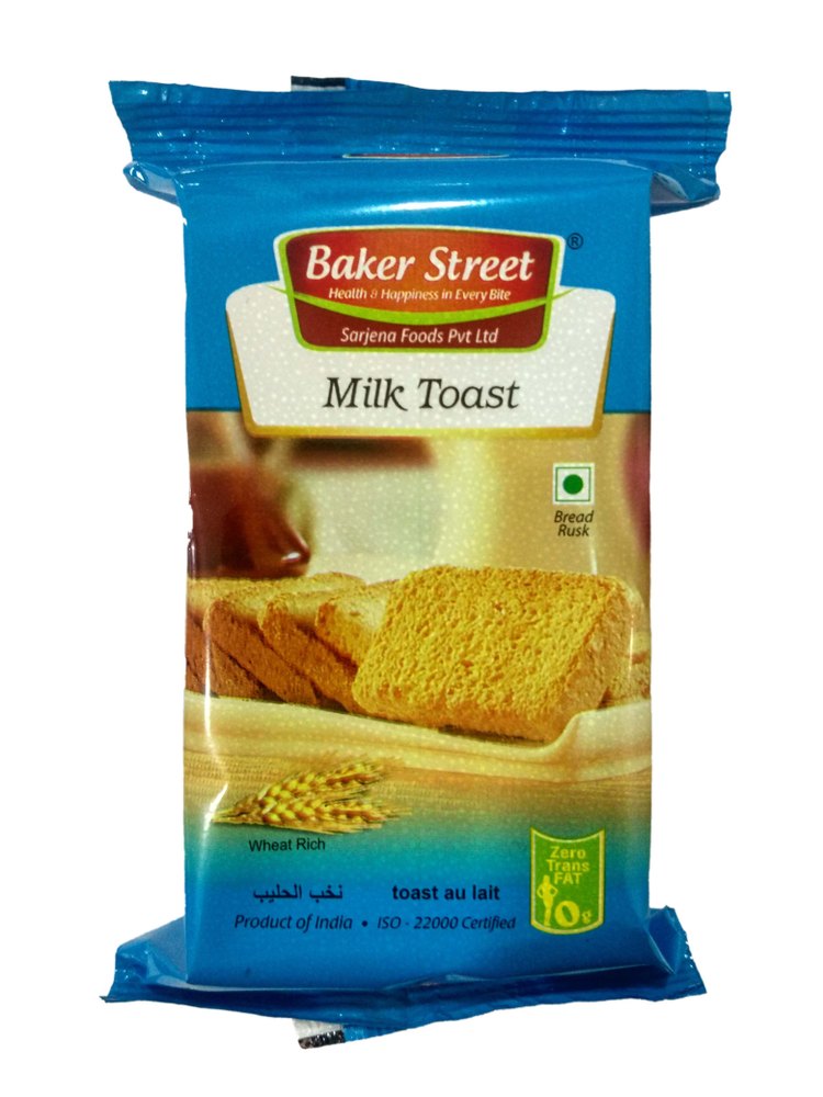 Buttermilk Baker Street Milk Toast 200 Gms, Packaging Type: Packet