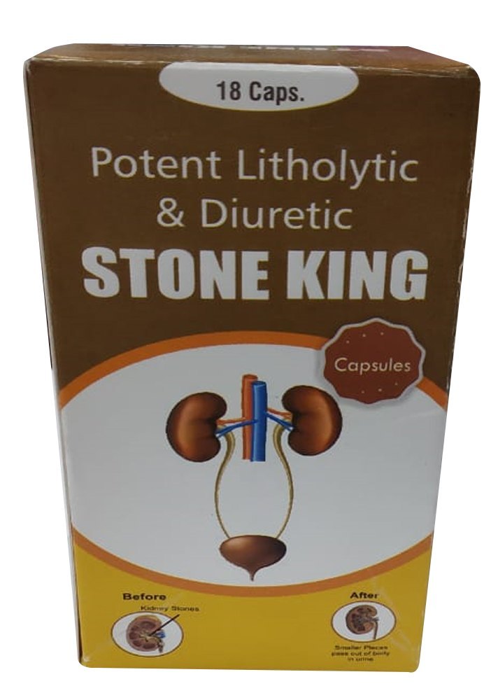 Potent Litholytic And Diuretic Stone King Capsules