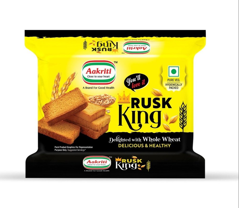 Aakriti Rusk King Suji Rusk, Packaging Type: Packet