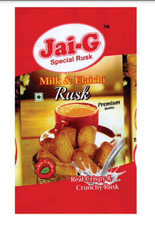 Milk Elaichi Rusk, Packaging Type: Packet, 300 G