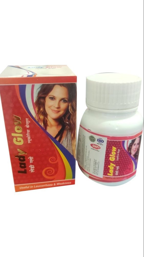 Lady Glow Herbal Leucorrhoea Capsule, 30 Capsules