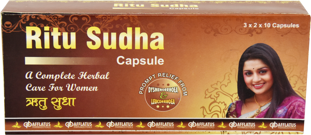 Afflatus Ayurvedic Ritu Sudha Female Care Capsules, Grade Standard: Bio-Tech Grade