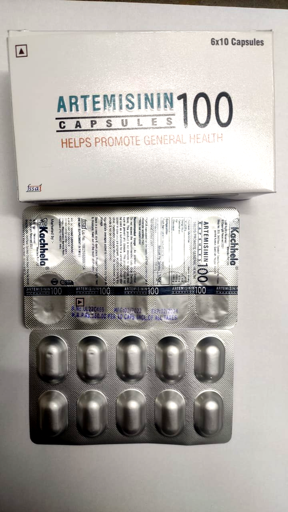 Artemisinin 100 Mg Capsules, Malarial and parasitic worm Infections