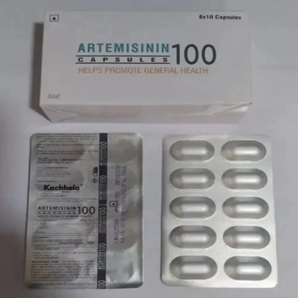Artemisinin Capsules 100 MG, In Malaria, 6*10