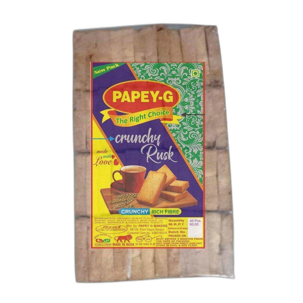 Buttermilk Papey G Crunchy Suji Rusk, 6.720 kg, Packaging Size: 48 Pieces
