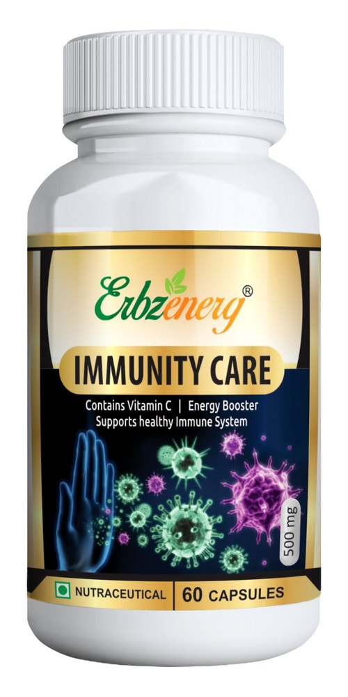 Erbzenerg Immunity Care Capsules, For Clinical & Personal, Packaging Type: Bottle