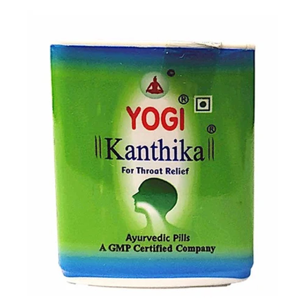 Yogi Kanthika Throat Relief Pills, For Cough & Cold