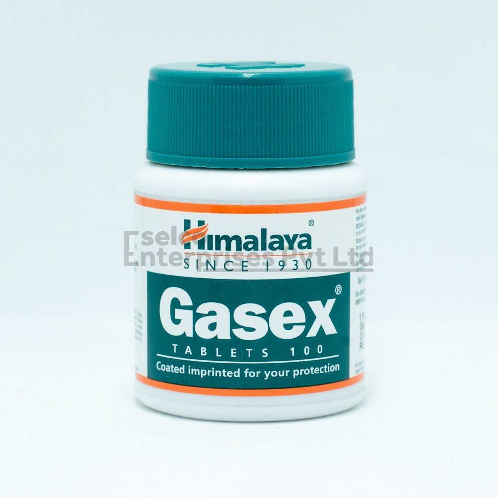 Himalaya Herbals Gasex 100 Tablet, Bottle, Prescription