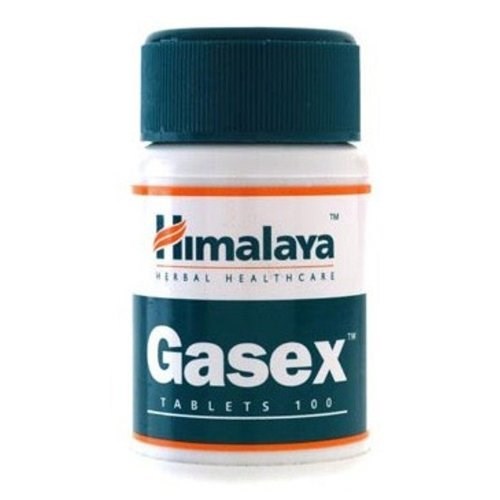 Himalaya Gasex Tablet, Packaging Type: Bottle, 100 Tablets