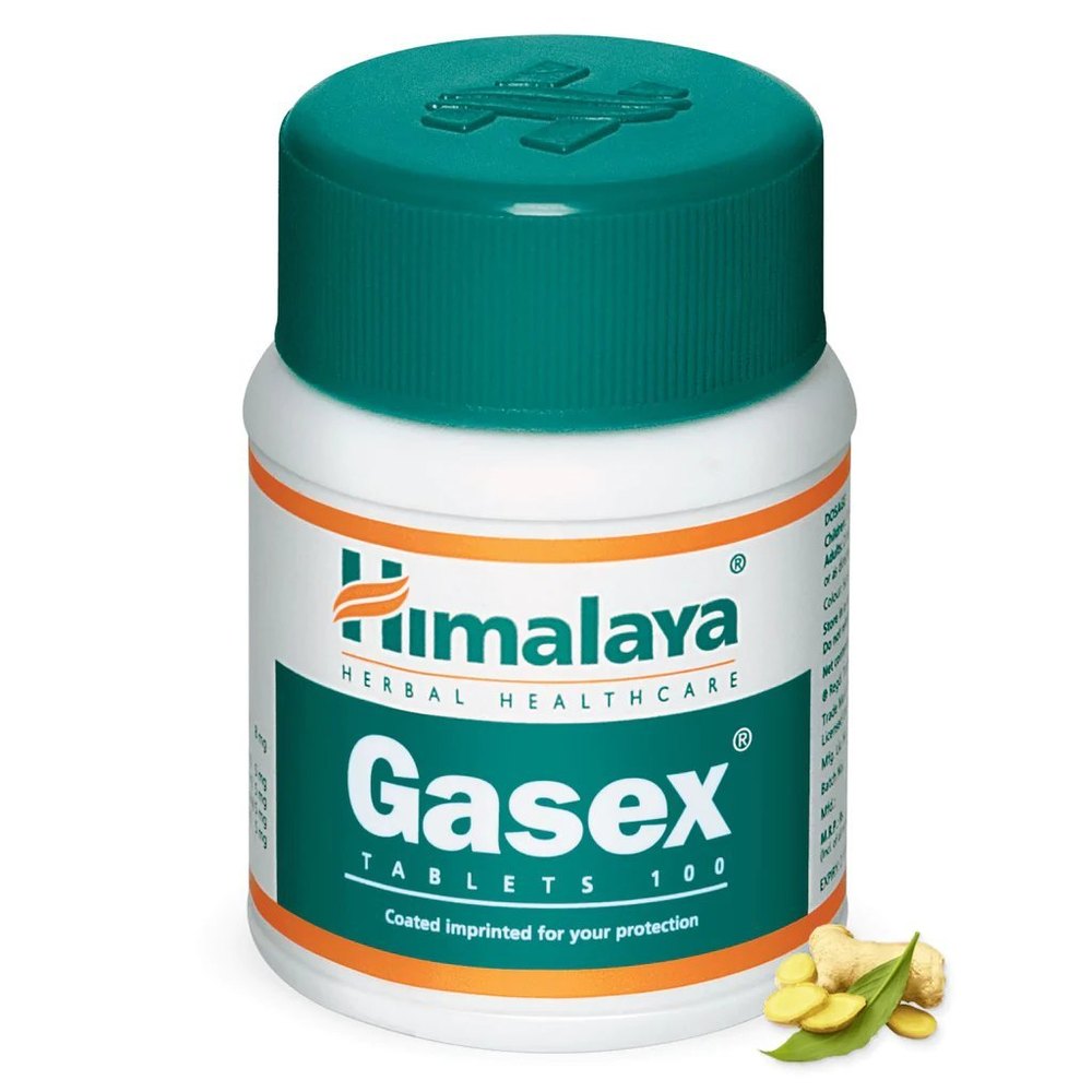 Himalaya Gasex Tablet, 100 Tablets, Non prescription