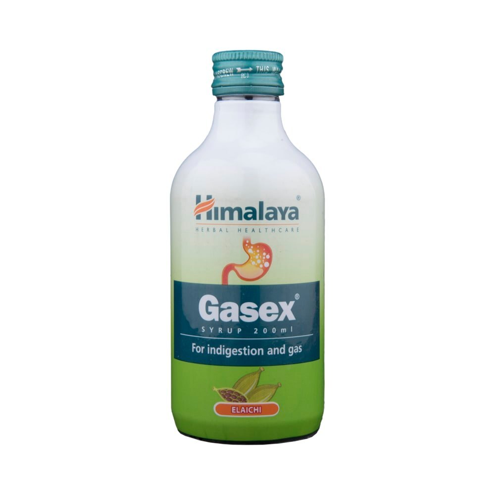 Himalaya Gasex Syrup, 200 ml, Treatment: To Neutrilise Gastric Acid