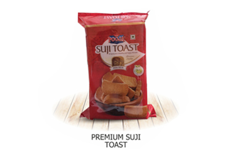 Premium Suji Toast, Packaging Type: Packet, Packaging Size: 230 GMS