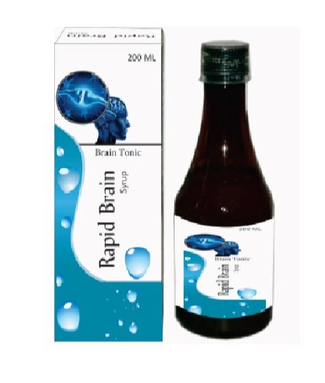 Rapid Brain Syrup, Packaging Type: Box